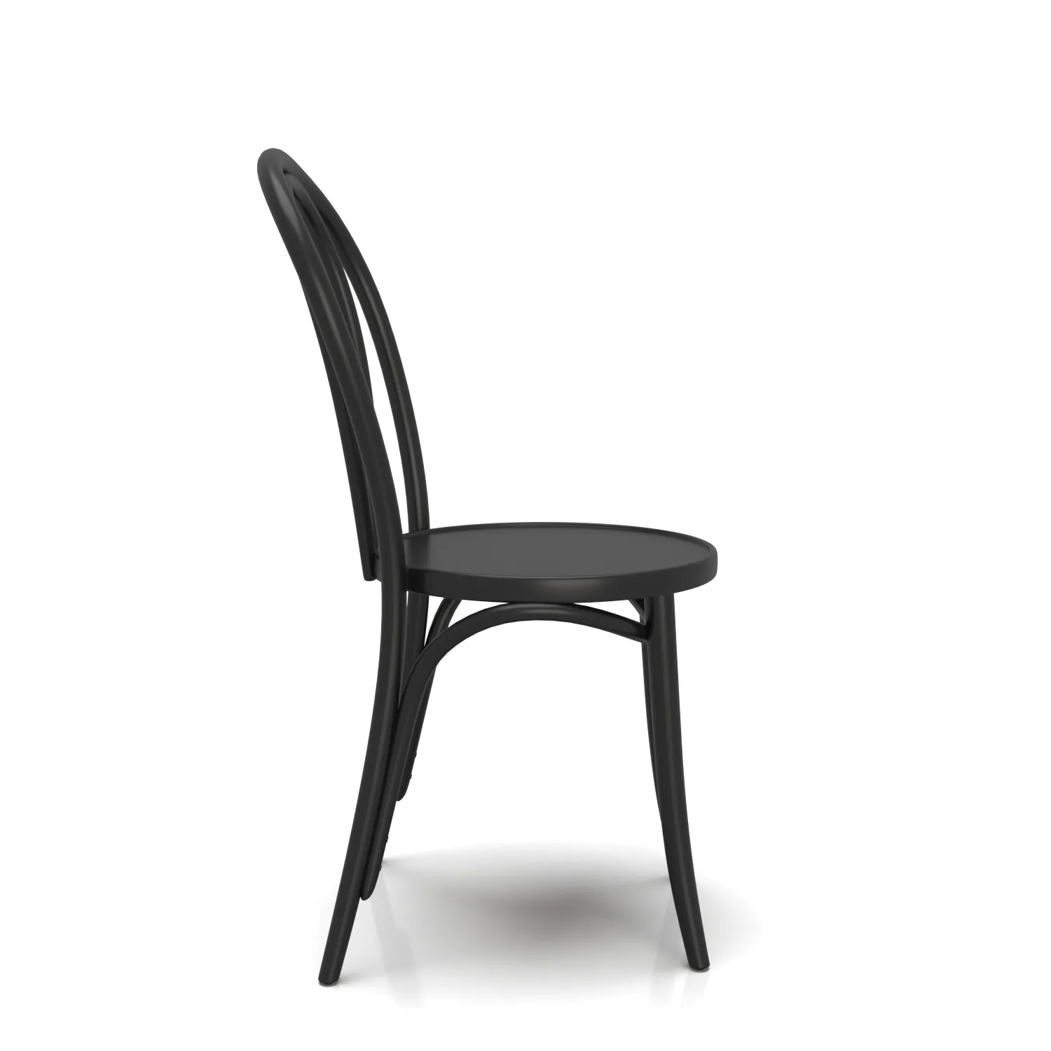 CH335 Black Cafe Chair PBR 3D Model_03